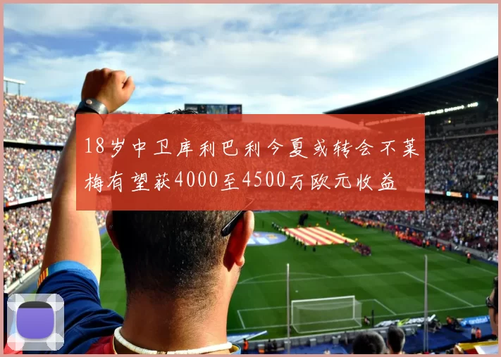 18岁中卫库利巴利今夏或转会不莱梅有望获4000至4500万欧元收益